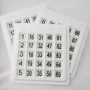 Доска для игры "Бинго" для слабовидящих - fgospostavki.ru - Белово