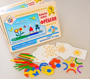 Игровой набор Фребеля "Узоры. Дымковская игрушка" (серия "Красота вокруг нас") - fgospostavki.ru - Белово