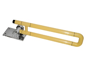 Поручень откидной с антибактериальным покрытием (желтый) - fgospostavki.ru - Белово