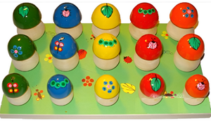 Развивающая игрушка для детей с нарушением слуха "Грибная полянка" - fgospostavki.ru - Белово