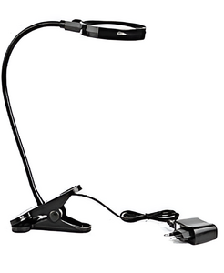 Лупа настольная на прищепке с подсветкой (5х) - fgospostavki.ru - Белово