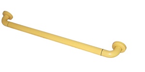 Поручень прямой с антибактериальным покрытием (желтый) - fgospostavki.ru - Белово