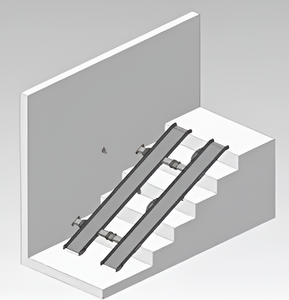 Пандус откидной двойного сложения - fgospostavki.ru - Белово