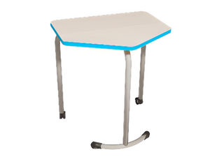 Стол мобильный модульный трапециевидный FLEXY с антивандальной кромкой - fgospostavki.ru - Белово