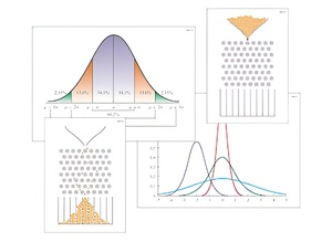 Модель-аппликация "Нормальное распределение (Распределение Гаусса)" (ламинированная) - fgospostavki.ru - Белово