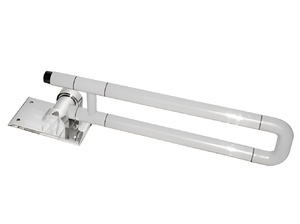 Поручень откидной с антибактериальным покрытием (белый) - fgospostavki.ru - Белово