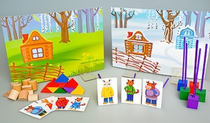 Игровой набор Фребеля "Заюшкина избушка" (серия "Сказочный мир". Выпуск 1) - fgospostavki.ru - Белово