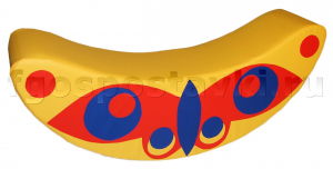 Мягкий модуль "Качалка-бабочка" (100х25х40 сантиметров) - fgospostavki.ru - Белово