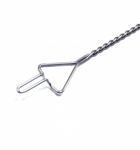 Зонд постановочный Клювик короткий на витой ручке с колечком - fgospostavki.ru - Белово