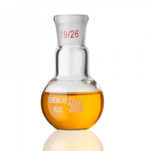 Колба плоскодонная со шлифом 50 мл. - fgospostavki.ru - Белово