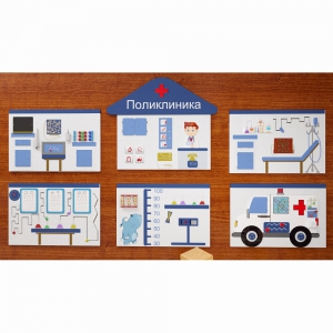 Комплект настенных панелей «Больница» - fgospostavki.ru - Белово