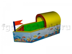 Сухой бассейн "Кораблик" с шелкографией - fgospostavki.ru - Белово