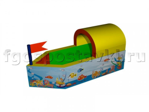 Сухой бассейн "Кораблик" с шелкографией - fgospostavki.ru - Белово