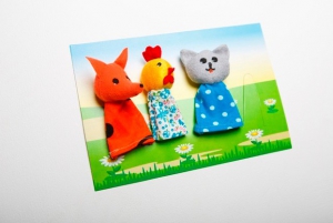 Пальчиковый театр "Кот, петух и лиса" - fgospostavki.ru - Белово