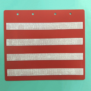 Красный лист-вкладыш в папку ПЕКС БОЛЬШАЯ  для карточек 4*4 см - fgospostavki.ru - Белово