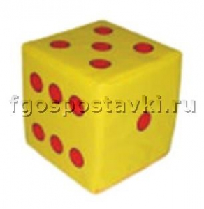 Кубик "Бросайка" с точками - fgospostavki.ru - Белово