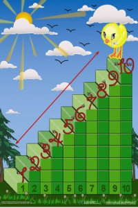 Интерактивная таблица на магнитах "Лесенка для счета" - fgospostavki.ru - Белово