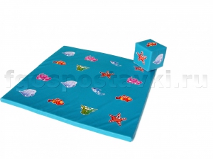 Игровой мат "Море" с кубиком - fgospostavki.ru - Белово