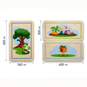 Набор стеновых панелей «Мир сказки - У Лукоморья» - fgospostavki.ru - Белово