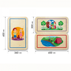 Набор стеновых панелей «Мои увлечения - Любимые занятия» - fgospostavki.ru - Белово