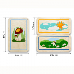 Набор стеновых панелей «Природа нашего края - Прогулка» - fgospostavki.ru - Белово