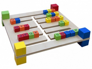 Фронтальное наглядное игровое пособие "Двухсторонний английский алфавит" - fgospostavki.ru - Белово