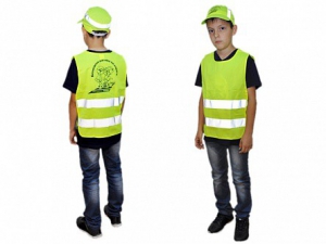 Световозвращающий жилет-накидка для пешеходов - fgospostavki.ru - Белово