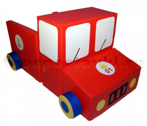 Каталка «Пожарная машина» большая - fgospostavki.ru - Белово