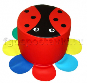 Пуфик "Божья коровка" ВИК - fgospostavki.ru - Белово