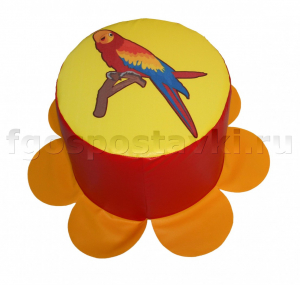 Пуфик "Попугай" ВИК - fgospostavki.ru - Белово