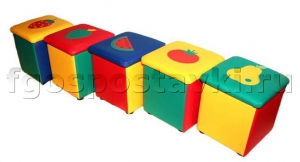 Пуфик "Веселый огород" - fgospostavki.ru - Белово