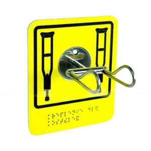 Травмобезопасный крючок-держатель для костылей и одежды - fgospostavki.ru - Белово