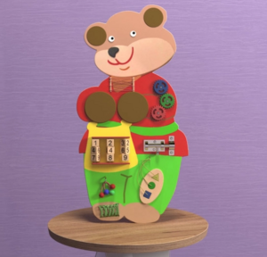 Бизиборд «Мишка Потапыч» - fgospostavki.ru - Белово