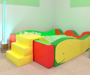 Бассейн «Кит» с горкой - fgospostavki.ru - Белово