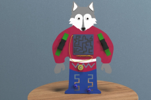 Бизиборд «Серый волчонок» - fgospostavki.ru - Белово