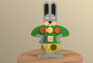 Бизиборд «Серый заинька» - fgospostavki.ru - Белово