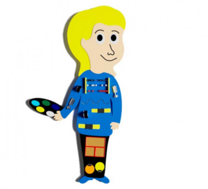 Бизиборд «Юный художник» - fgospostavki.ru - Белово