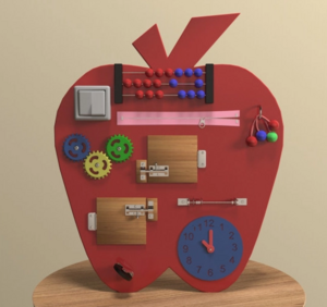 Бизиборд «Яблоко знаний» - fgospostavki.ru - Белово