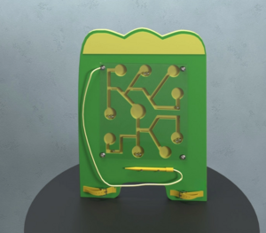 Бизиборд «Зеленый лабиринт» - fgospostavki.ru - Белово