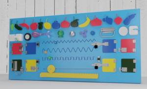 Бизиборд «Фрукты и овощи» - fgospostavki.ru - Белово