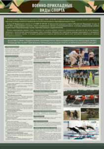 Стенд "Военно-прикладные виды спорта" - fgospostavki.ru - Белово