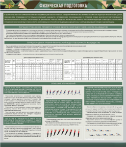 Стенд "Физическая подготовка" - fgospostavki.ru - Белово