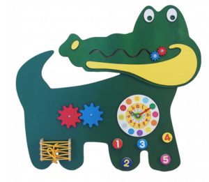 Бизиборд «Зеленый крокодил» - fgospostavki.ru - Белово