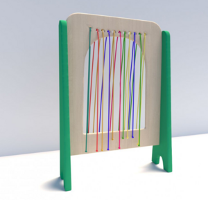 Дидактическая панель с цветными шнурочками - fgospostavki.ru - Белово