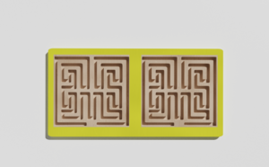 Межполушарная доска №13 желтая - fgospostavki.ru - Белово