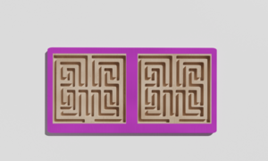 Межполушарная доска №13 фиолетовая - fgospostavki.ru - Белово