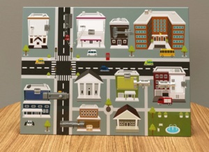 Настенная панель «Городские улицы» - fgospostavki.ru - Белово