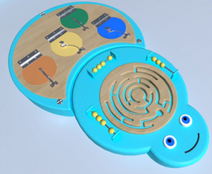 Настенный игровой элемент «Гусеница» - fgospostavki.ru - Белово