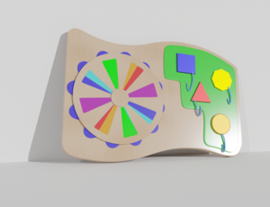 Тактильно-развивающая панель «Яркие краски» - fgospostavki.ru - Белово