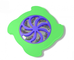 Тактильно-развивающая панель «Вращение радуги» - fgospostavki.ru - Белово